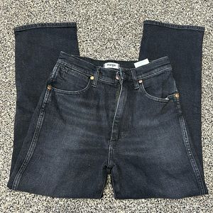 Black wrangler straight leg